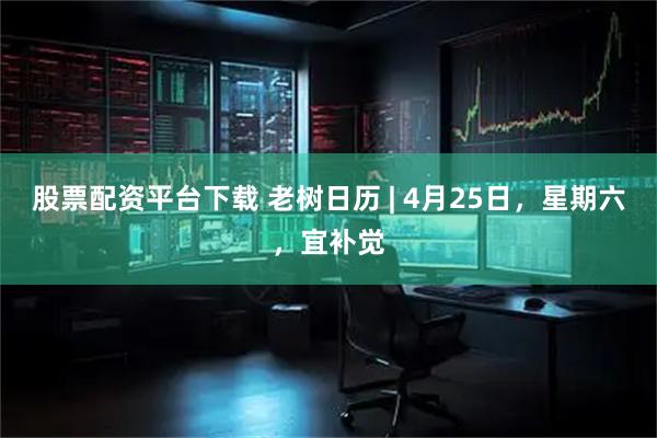 股票配资平台下载 老树日历 | 4月25日，星期六，宜补觉